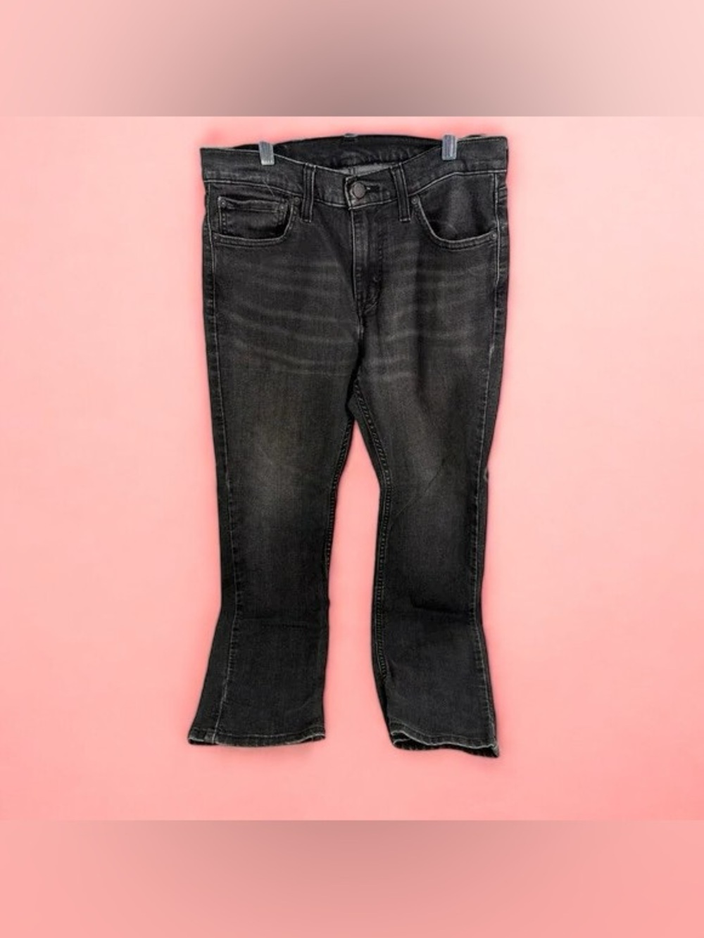 🔮Black Crop Flare Jeans - Women